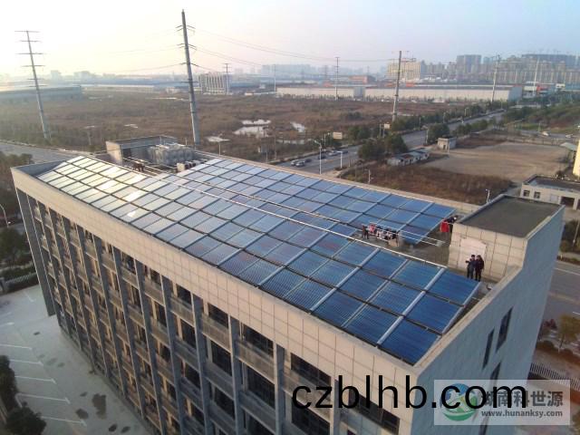 長沙湘江塗料職工宿捨(she)太陽能(neng)熱水工(gong)程