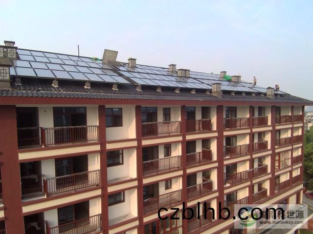 屋麵太陽能熱水工程