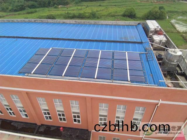 屋頂太陽(yang)能熱水係統工程