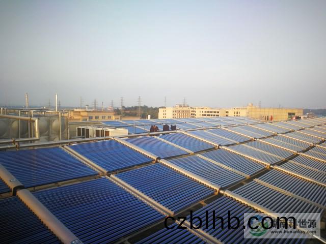 宿捨太陽能(neng)熱水工程