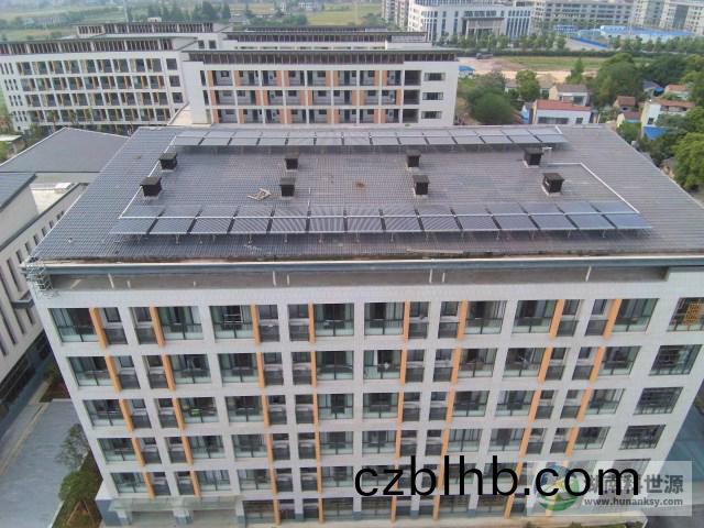 太陽能平舖大串聯熱水循環係統