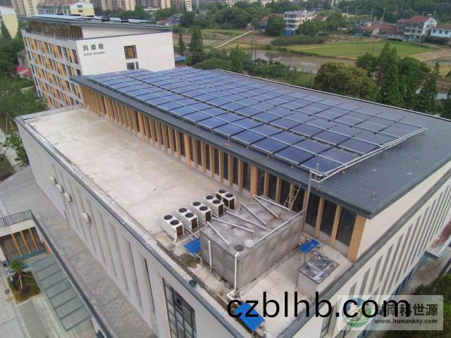 太陽能+空氣能熱水係統(tong)