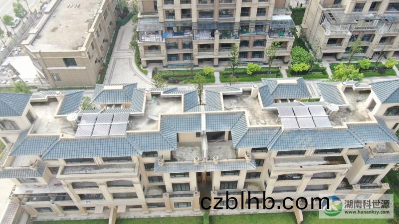 洋房太陽能熱水係統工程(cheng)